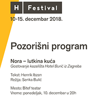 Hartefakt: Peti HFestival - Predstave NORA-LUTKINA KUĆA & PRST