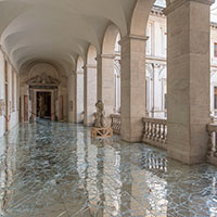 instalacija italijanskog umetnika Alfreda Pirija u Jugoslovenskoj kinoteci